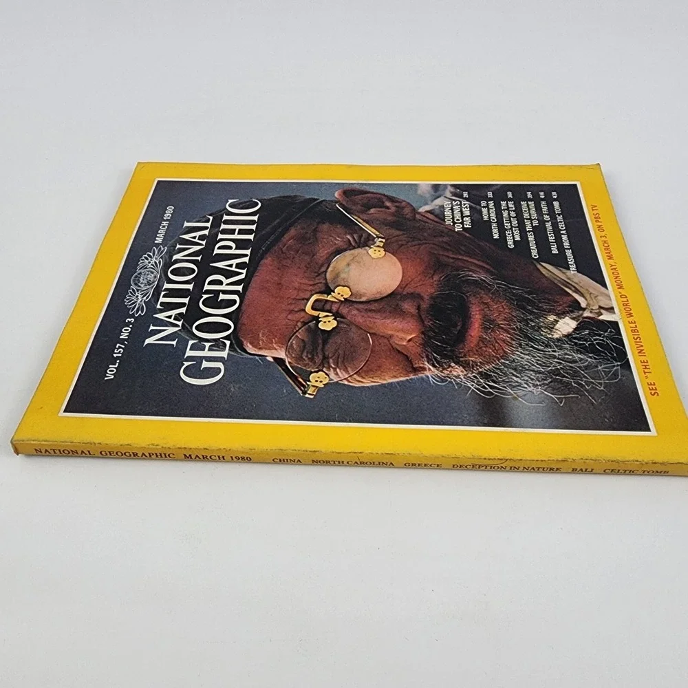 National Geographic Magazine‎ March 1980 No  Insert